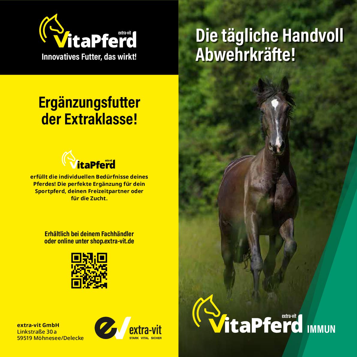 VitaPferd Immun - Ergänzungsfuttermittel für einen gesunden Darm und starkes Immunsystem