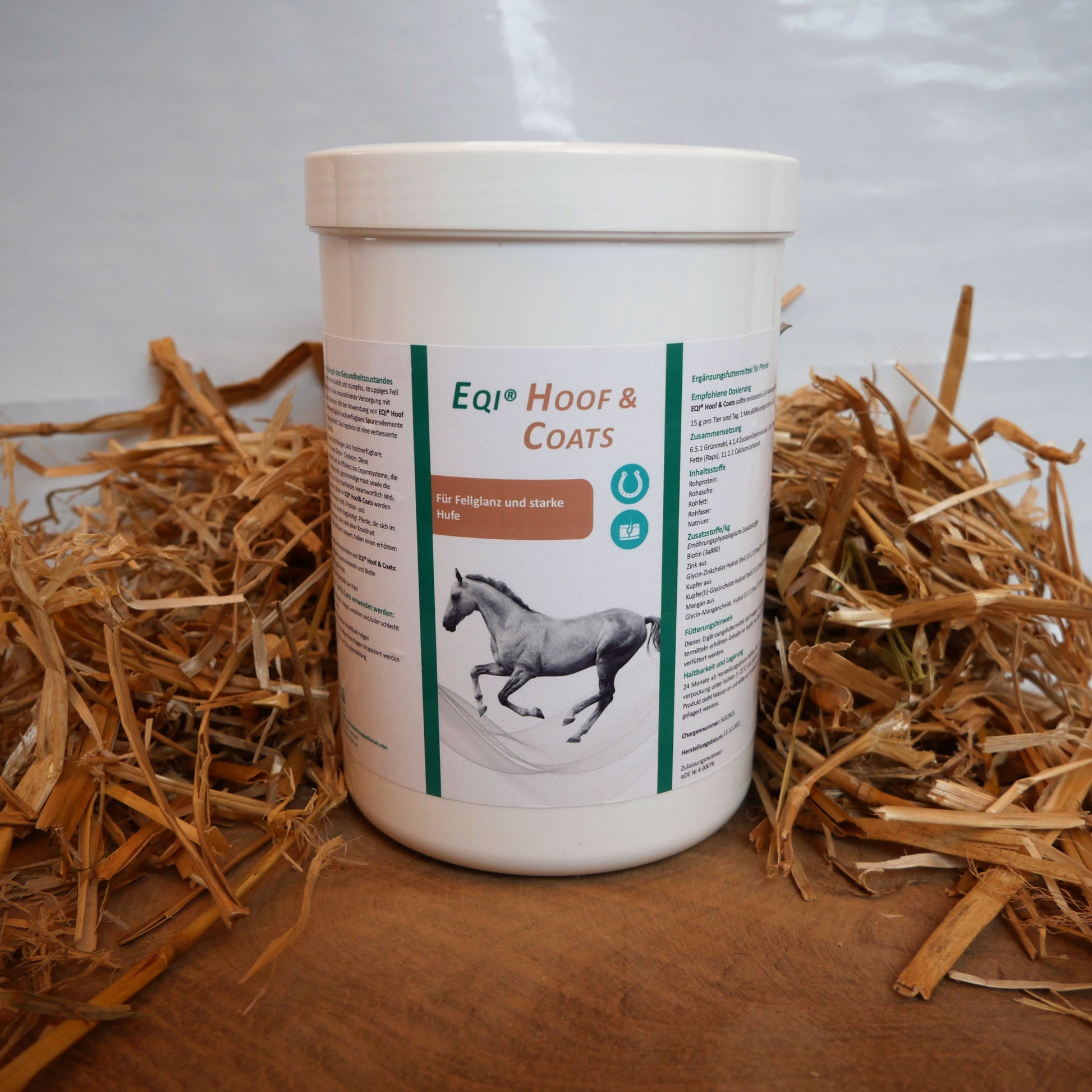 EQI® Hoof & Coats 700g - Für Fellglanz und starke Hufe bei Pferden